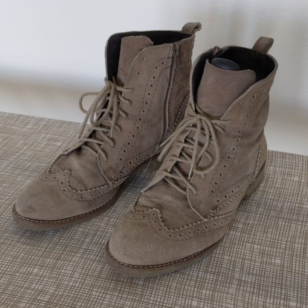 Suede Oxford shoes Lineazeta